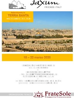 Programma 2017: cominciando da Nazareth