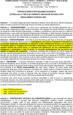 FEDERAZIONE ITALIANA PESCA SPORTIVA ATTIVITA' SUBACQUEE - Associazione Sportiva ...