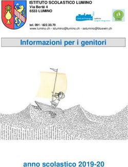 Informazioni per i genitori - anno scolastico 2019-20 - ISTITUTO SCOLASTICO LUMINO - Comune ...