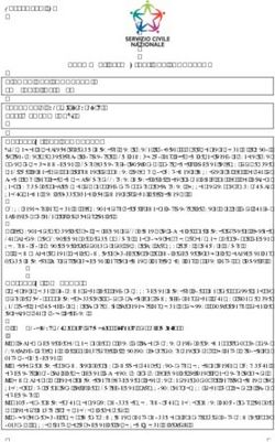 ELEMENTI ESSENZIALI DEL PROGETTO