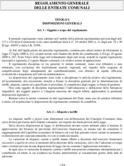 REGOLAMENTO GENERALE DELLE ENTRATE COMUNALI - TITOLO I DISPOSIZIONI GENERALI