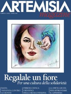 Magazine - Regalale un fiore - Artemisia Onlus