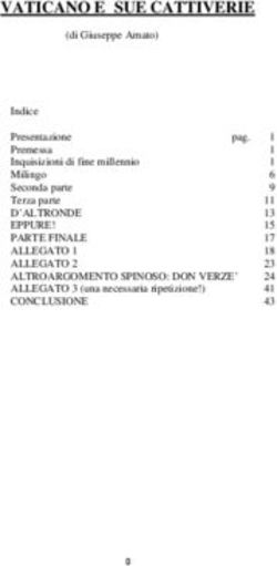 VATICANO E SUE CATTIVERIE