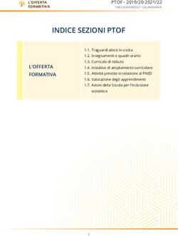 INDICE SEZIONI PTOF - ISTITUTO COMPRENSIVO "INES ...