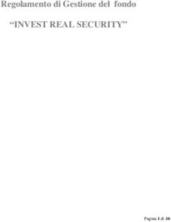 "INVEST REAL SECURITY" - Regolamento di Gestione del fondo