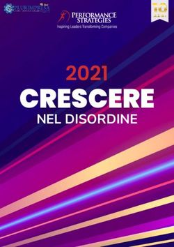CRESCERE 2021 NEL DISORDINE - Plurimpresa