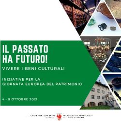 VIVERE I BENI CULTURALI - INIZIATIVE PER LA GIORNATA EUROPEA DEL PATRIMONIO