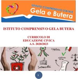 ISTITUTO COMPRENSIVO GELA BUTERA - CURRICOLO DI EDUCAZIONE CIVICA A.S. 2020/2023