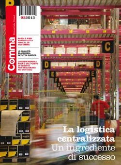 La logistica centralizzata - Un ingrediente di successo 032013 - ANCD Conad