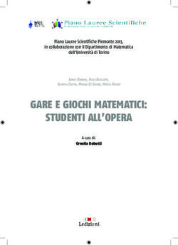GARE E GIOCHI MATEMATICI: STUDENTI ALL'OPERA