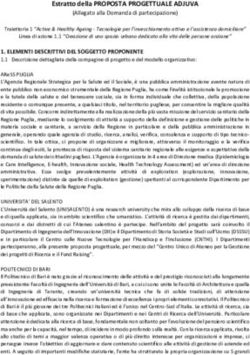 Estratto della PROPOSTA PROGETTUALE ADJUVA