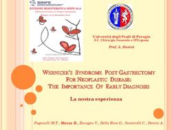 La nostra esperienza WERNICKE'S SYNDROME POST GASTRECTOMY FOR NEOPLASTIC DISEASE: THE IMPORTANCE OF EARLY DIAGNOSIS - SINPE