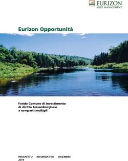 Eurizon Opportunit&agrave; - PROSPETTO 2019 INFORMATIVO - Intesa Sanpaolo Life
