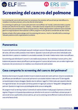 Screening del cancro del polmone - European Lung Foundation