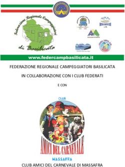 FEDERAZIONE REGIONALE CAMPEGGIATORI BASILICATA IN COLLABORAZIONE CON I CLUB FEDERATI - CLUB AMICI DEL CARNEVALE DI MASSAFRA - E CON