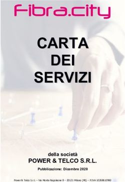 CARTA DEIDEI SERVIZI - Fibra.city - POWER & TELCO S.R.L.