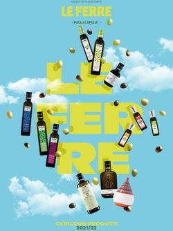 CATALOGO PRODOTTI - PUGLIA | APULIA - Le Ferre
