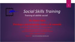 Social Skills Training - Training di abilit&agrave; sociali - Dr Ettore Zinzi