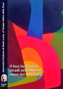 O luce beatissima, invadi nell'intimo il cuore dei tuoi fedeli.