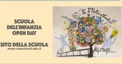 SCUOLA DELL'INFANZIA OPEN DAY - Sito della scuola www.icspvincoli.edu.it - istituto ...