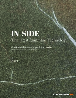 IN-SIDE The latest Laminam Technology 10- 2019