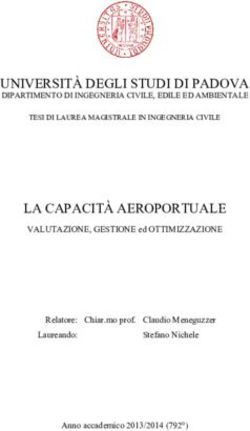 UNIVERSITÀ DEGLI STUDI DI PADOVA - DIPARTIMENTO DI INGEGNERIA CIVILE, EDILE ED AMBIENTALE