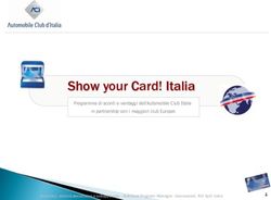 Show your Card! Italia - Cortina Car Club