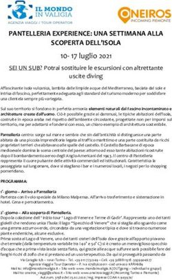 PANTELLERIA EXPERIENCE: UNA SETTIMANA ALLA SCOPERTA DELL'ISOLA - Mondo in Valigia