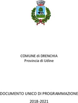 DOCUMENTO UNICO DI PROGRAMMAZIONE 2018-2021 - COMUNE di DRENCHIA Provincia di Udine - Comune di ...