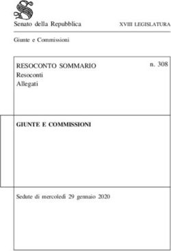 RESOCONTO SOMMARIO Resoconti Allegati - GIUNTE E COMMISSIONI - Senato della Repubblica