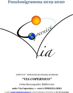 Funzionigramma 2019-2020 - "VIA COPERNICO" sede: Via Copernico, 1 - 00071 POMEZIA (RM) - IIS "VIA COPERNICO"