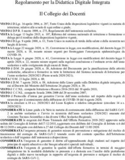 Regolamento per la Didattica Digitale Integrata Il Collegio dei Docenti