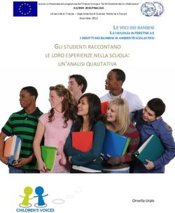 GLI STUDENTI RACCONTANO LE LORO ESPERIENZE NELLA SCUOLA: UN'ANALISI QUALITATIVA - Dipartimento Scienze Politiche e ...