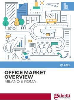 OFFICE MARKET OVERVIEW - MILANO E ROMA Q1 2021 - Gabetti Property Solutions
