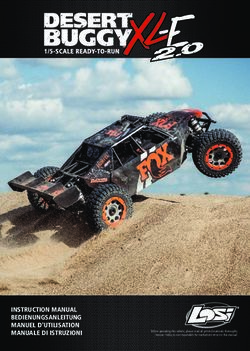 INSTRUCTION MANUAL BEDIENUNGSANLEITUNG MANUEL D'UTILISATION MANUALE DI ISTRUZIONI - Horizon Hobby