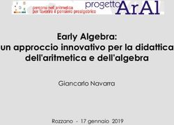 Early Algebra: un approccio innovativo per la didattica dell'aritmetica e dell'algebra - Giancarlo Navarra - Ragiocando