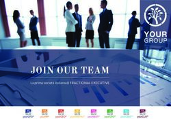 JOIN OUR TEAM La prima societ&agrave; italiana di FRACTIONAL EXECUTIVE - YOURgroup