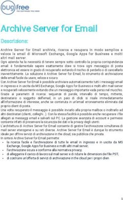 Archive Server for Email - Descrizione: BugFree