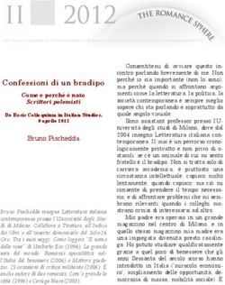 Confessioni di un bradipo