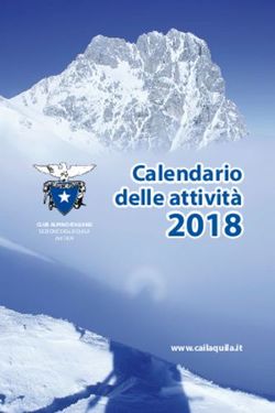 2018 Calendario delle attività - CAI L'Aquila