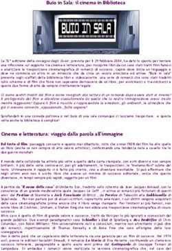 Buio in Sala: il cinema in Biblioteca