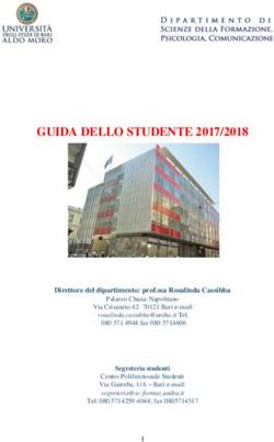 GUIDA DELLO STUDENTE 2017/2018 - UniBa