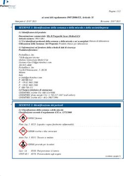 Scheda di dati di sicurezza - PerkinElmer