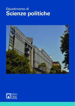 Scienze politiche Dipartimento di - Roma Tre