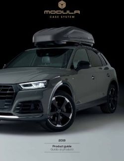 Product guide 2019 Guida ai prodotti - Modula Case System