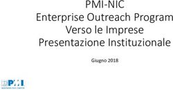 PMI-NIC Enterprise Outreach Program Verso le Imprese Presentazione Instituzionale - Giugno 2018 - PMI ...