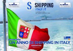 UN ANNO DI SHIPPING IN ITALY - EDIZIONE 2020 INSERTO SPECIALE - WATSON FARLEY & WILLIAMS