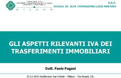 GLI ASPETTI RILEVANTI IVA DEI TRASFERIMENTI IMMOBILIARI - Dott. Paolo Pagani - S.A.F. SCUOLA DI ALTA FORMAZIONE LUIGI MARTINO