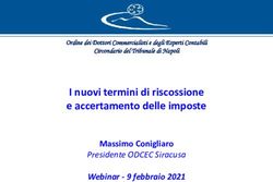 I nuovi termini di riscossione e accertamento delle imposte - Massimo Conigliaro Webinar - 9 febbraio 2021 - Odcec Napoli