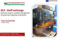 SE3 - Staff exchange Real time systems and data management for planning, integration and control Praha-Suchdol (CZ) 26 March 2014 - Regione ...